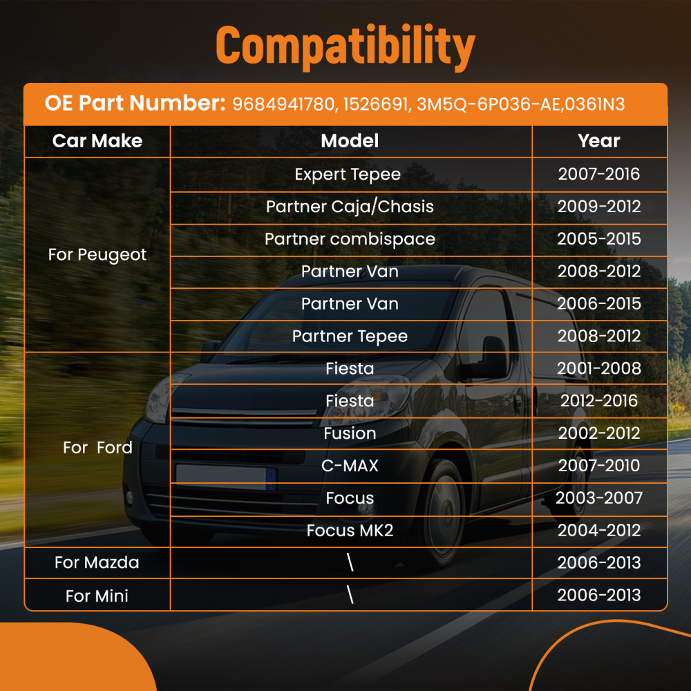 Colector de admisión de aire compatible para Citroën Xsara C2 C3 C4 compatible para Peugeot Partner 1526691