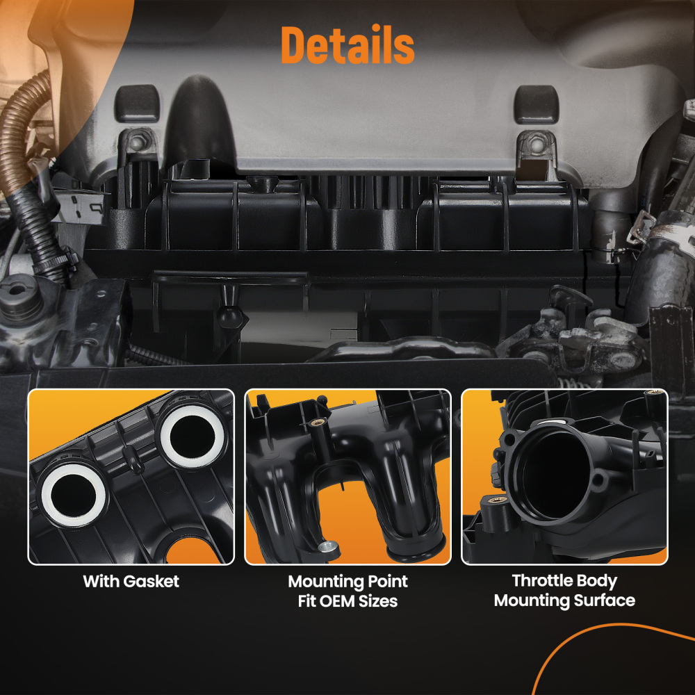 Colector de admisión de aire compatible para Citroën Xsara C2 C3 C4 compatible para Peugeot Partner 1526691