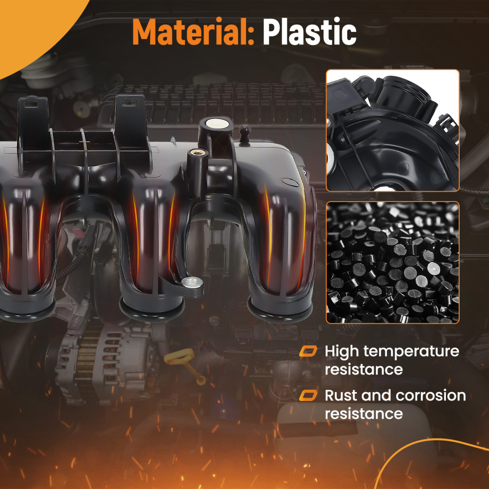 Colector de admisión de aire compatible para Citroën Xsara C2 C3 C4 compatible para Peugeot Partner 1526691