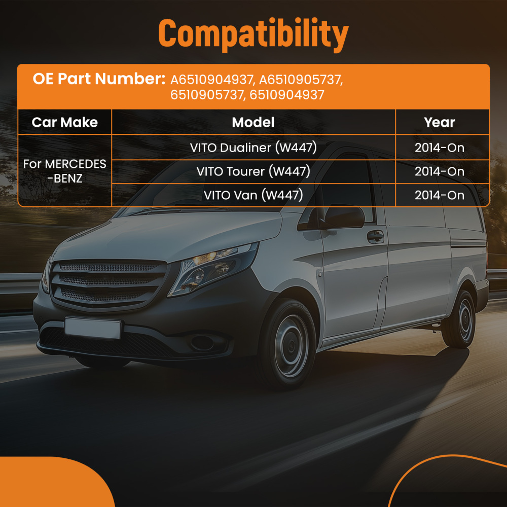 Air Intake Manifold compatible for Mercedes-Benz Sprinter Viano Vito B906 B907 A6510904937