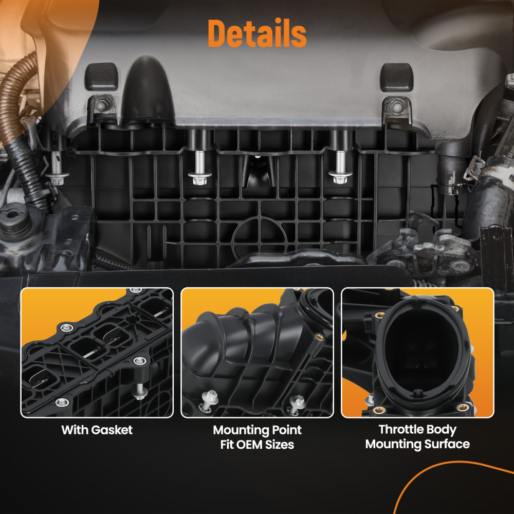 Air Intake Manifold compatible for Mercedes-Benz Sprinter Viano Vito B906 B907 A6510904937