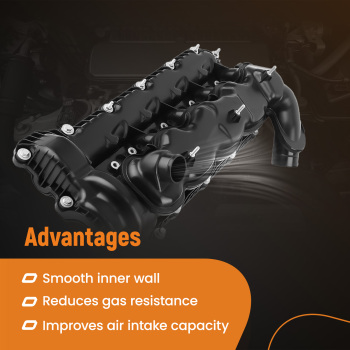 Pair Air Intake Manifold compatible for Land Rover Range Rover Sport LS 3.6L TDV8 2005-2013