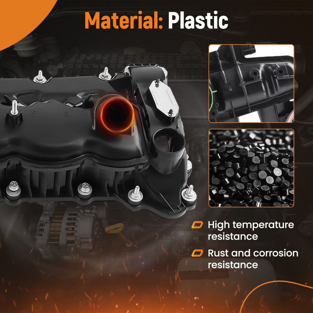 Pair Air Intake Manifold compatible for Land Rover Range Rover Sport LS 3.6L TDV8 2005-2013