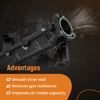 Collecteur dadmission compatible pour Alfa Romeo MiTo /Compatible pour Fiat 500/Compatible pour Jeep Renegade/Compatible pour Opel Combo