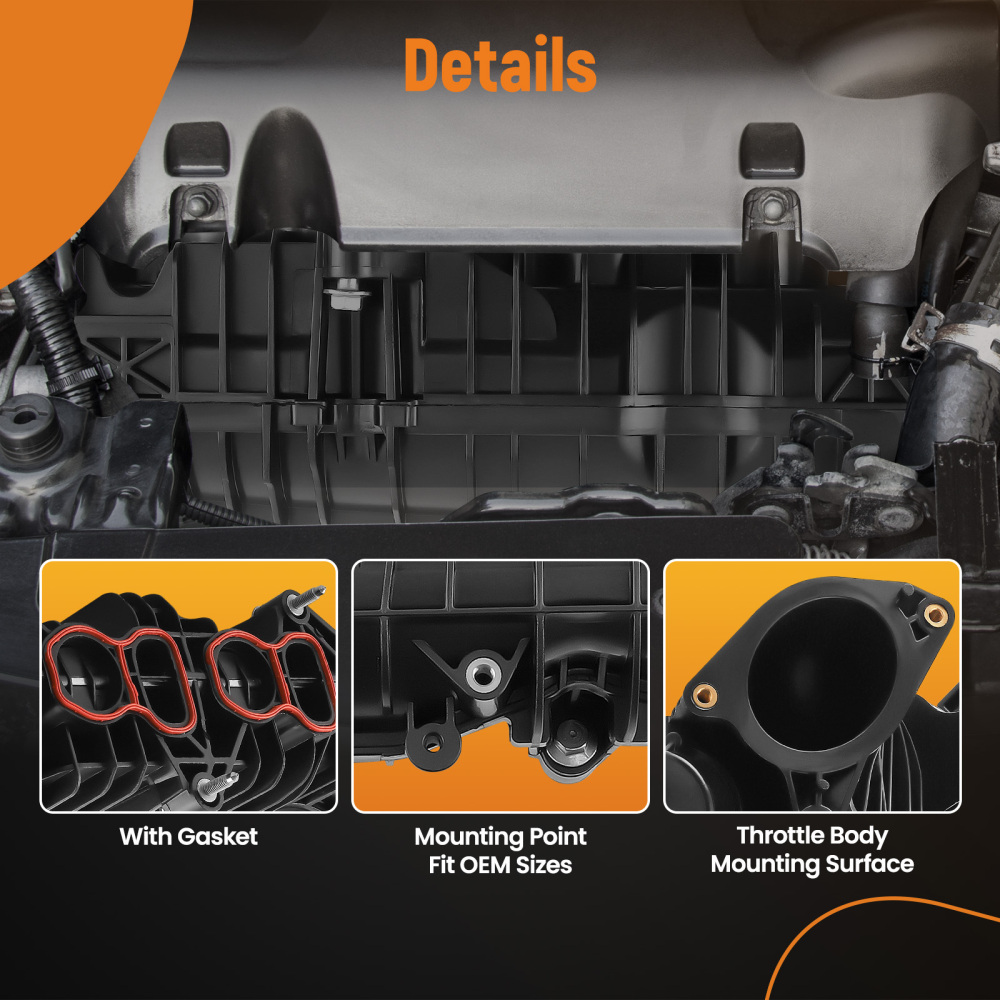 Collecteur dadmission avec actionneur damortiss compatible pour BMW 3 4 5 6 7 Series X3 X4