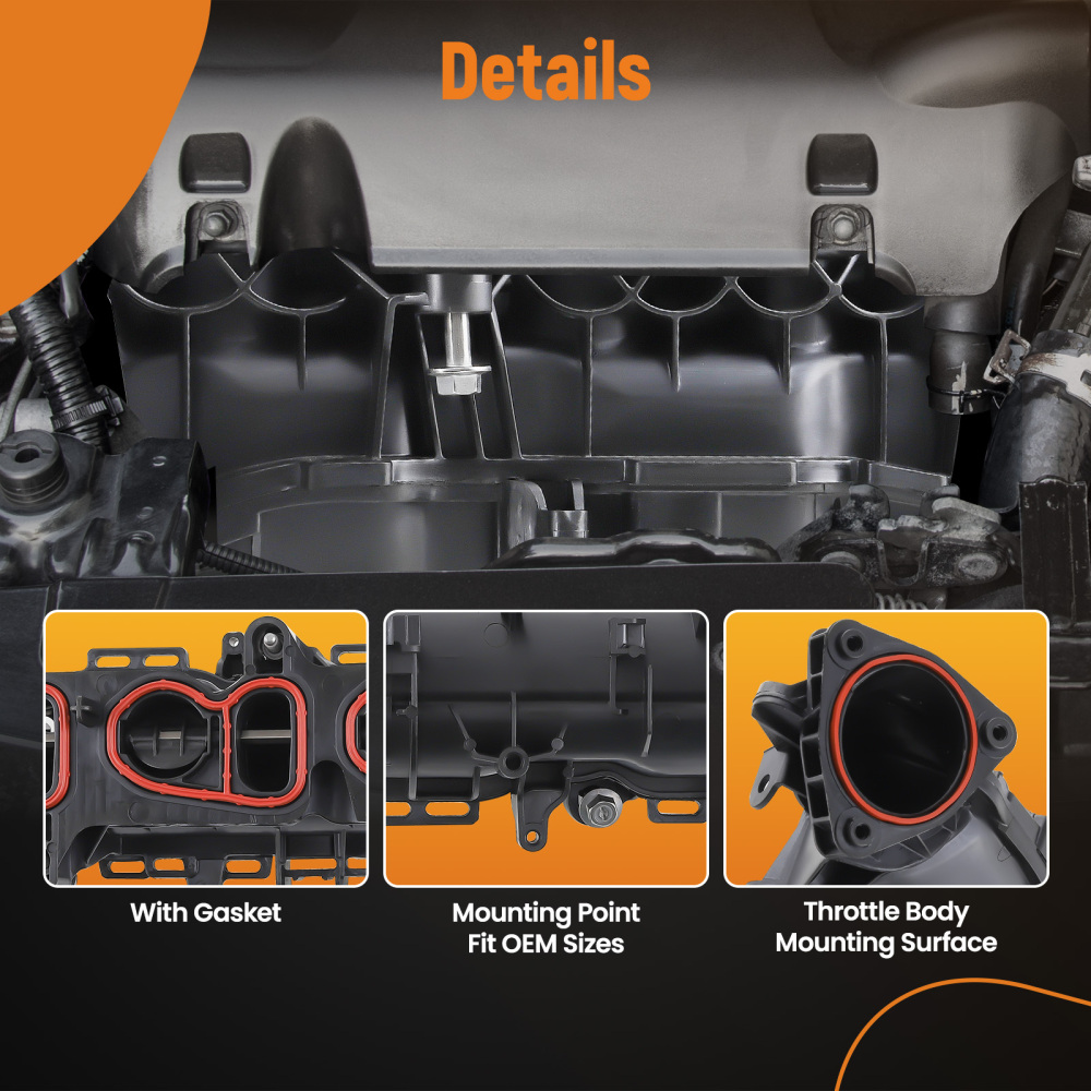 Manuold dadmission du moteur compatible pour BMW 1 série F20 F21 114d 116d 2015-2019