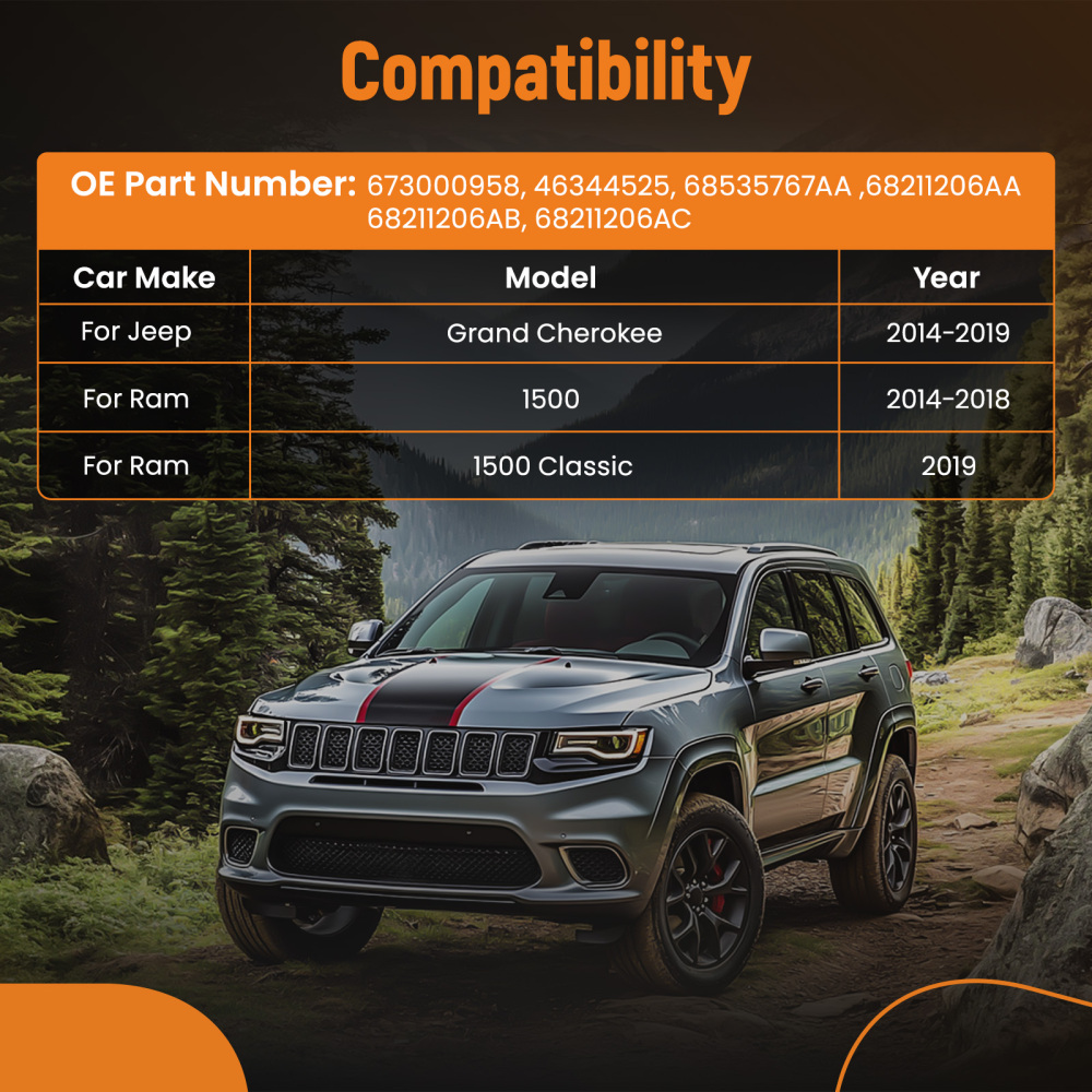 Intake Manifold compatible for RAM 1500 compatible for Jeep Grand Cherokee 3.0L 2014-2019 68211206AC