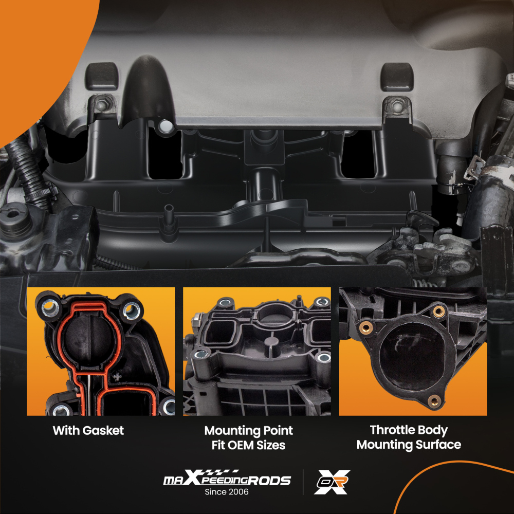 INTAKE MANIFOLD with Motor compatible for VW PASSAT compatible for GOLF AUDI A4 A5 A6 Q5 03L129711AG