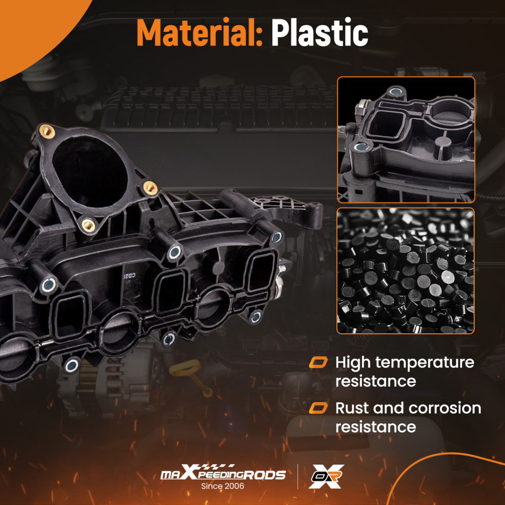 INTAKE MANIFOLD with Motor compatible for VW PASSAT compatible for GOLF AUDI A4 A5 A6 Q5 03L129711AG