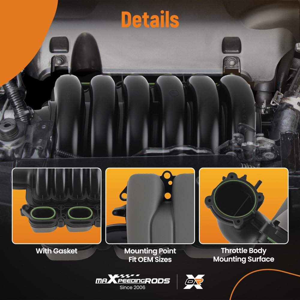 Collettore di Aspirazione compatibile per Audi A4 8K A5 8T A6 Q5 8R 3.2 2009-2012 06E133210L