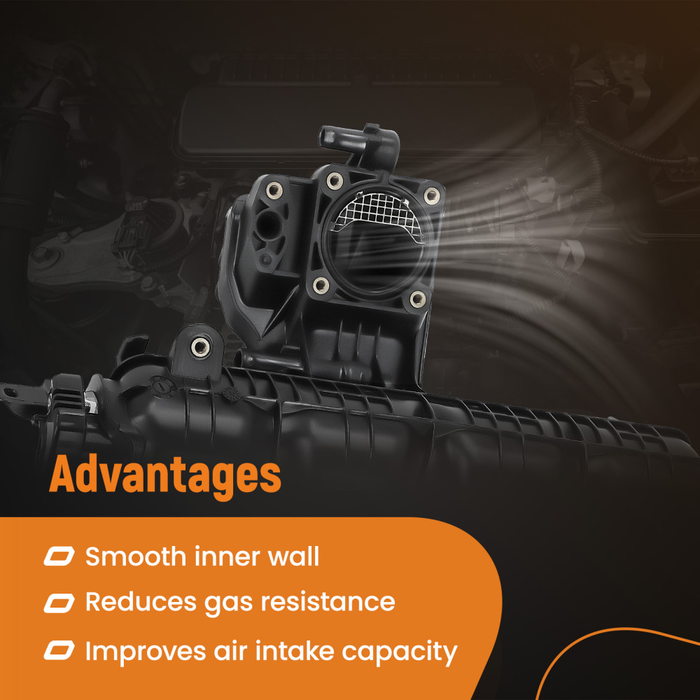 Intake Manifold compatible for Toyota Prius 2010-2015 compatible for Prius V 2012-2017 L4 1.8L 17120-37054