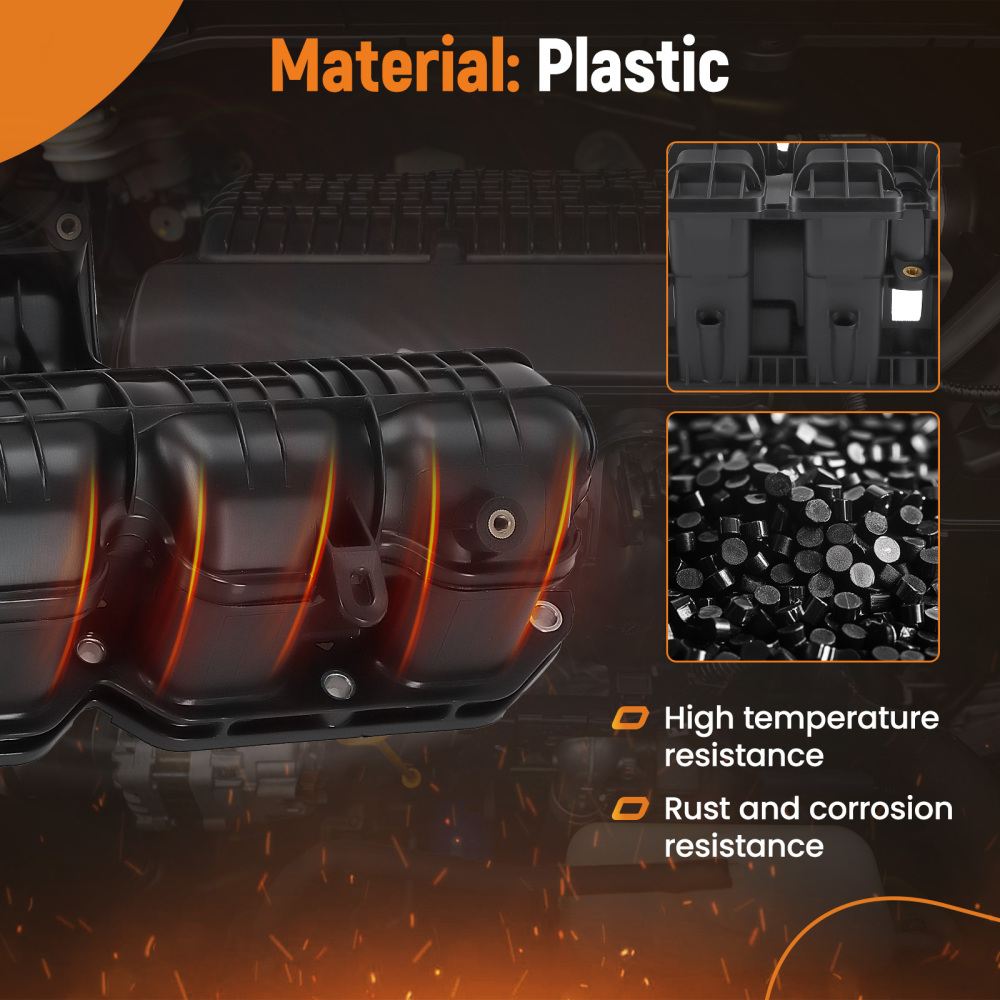 Intake Manifold compatible for Toyota Prius 2010-2015 compatible for Prius V 2012-2017 L4 1.8L 17120-37054