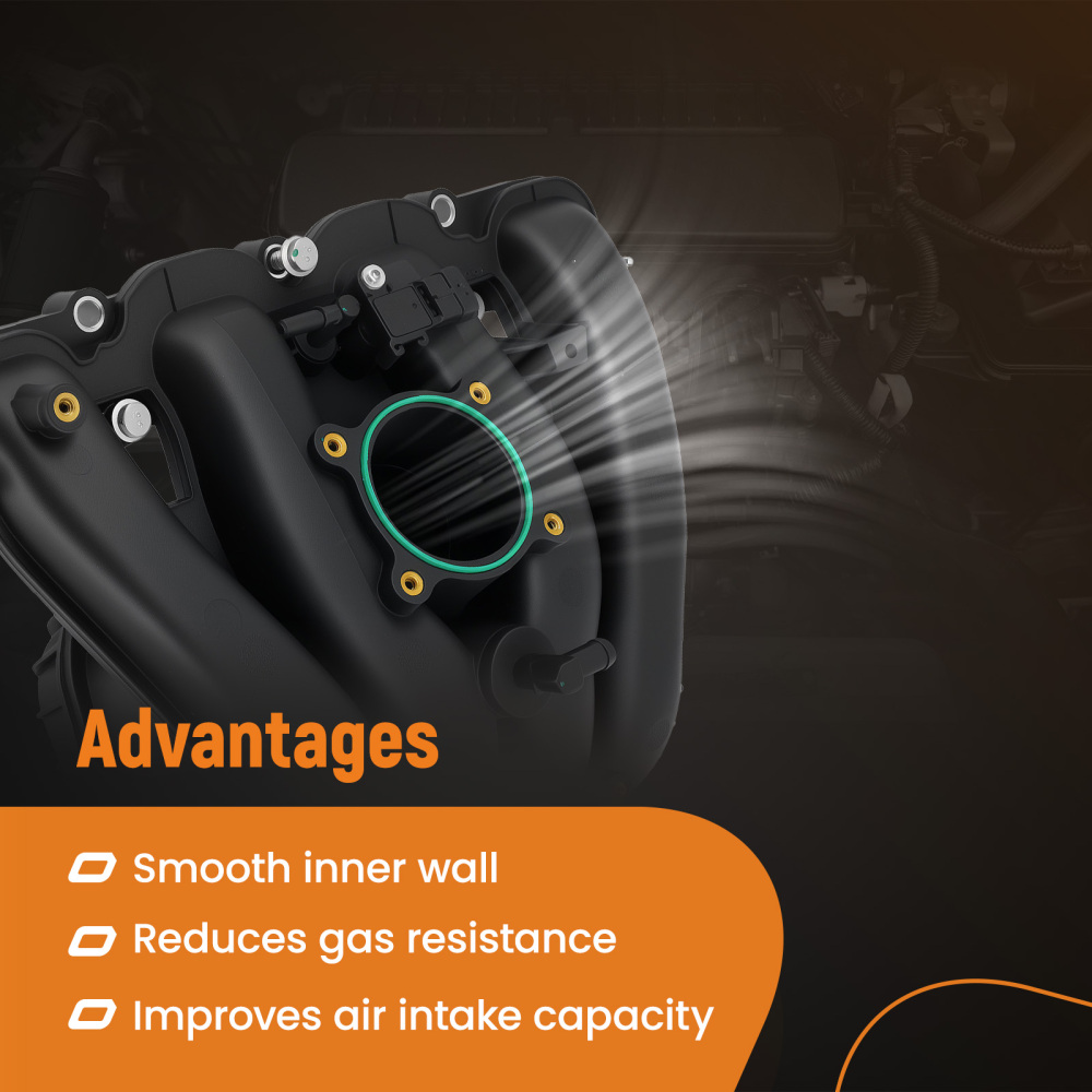 Engine Intake Manifold compatible for Chevrolet Equinox GMC Terrain 2010-2017 2.4L 12637620