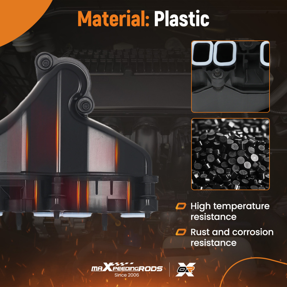 Intake Manifold compatible for Ford Transit MK7 MK6 2.4L 2000-2014 3C1Q9424BB 3C1Q-9424-BB