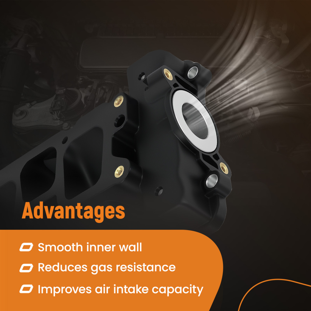 Intake Manifold compatible for Ford Taurus Edge Flex compatible for Lincoln Mks Mkt 2013-2018 3.5L 3.7L