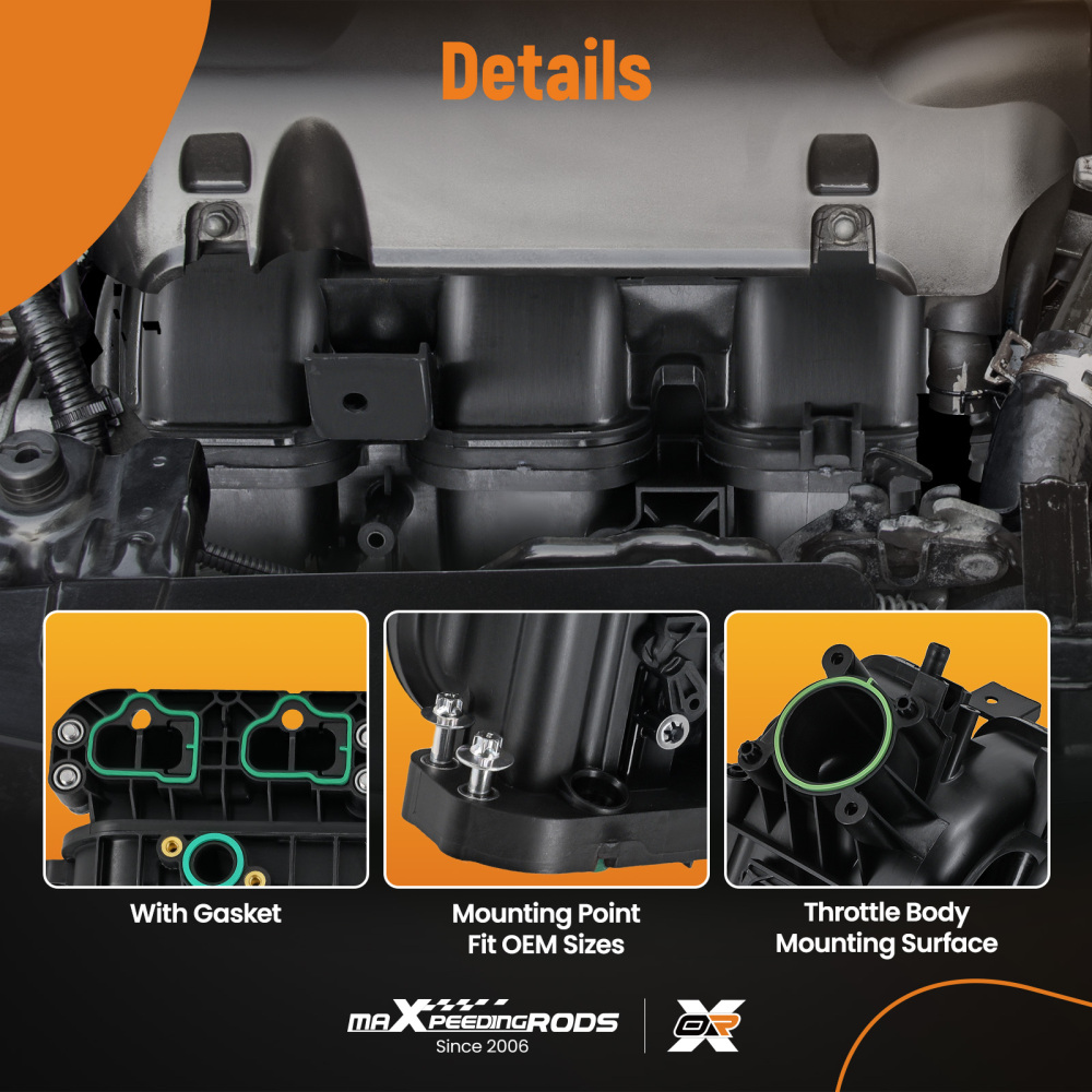 Engine Intake Manifold compatible for Opel Vauxhall Corsa D 998 1.0 2006 2007-2014 55563385