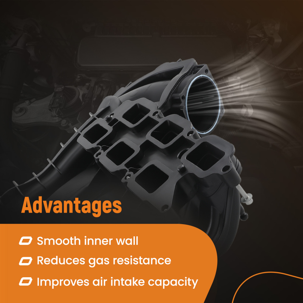 Engine Air Intake Manifold compatible for Jeep Grand Cherokee 2011-2015 3.6L V6-Compatible for Flex