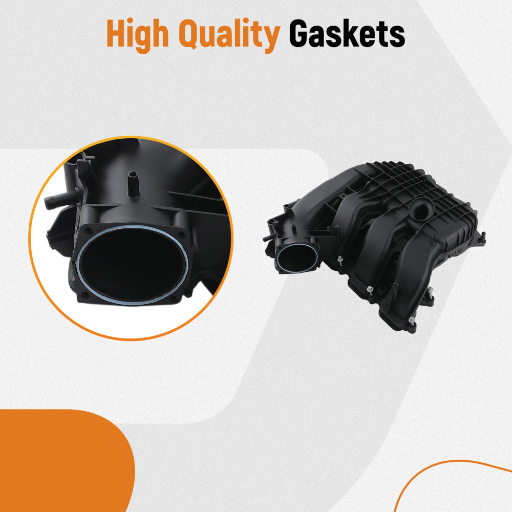 Engine Air Intake Manifold compatible for Jeep Grand Cherokee 2011-2015 3.6L V6-Compatible for Flex