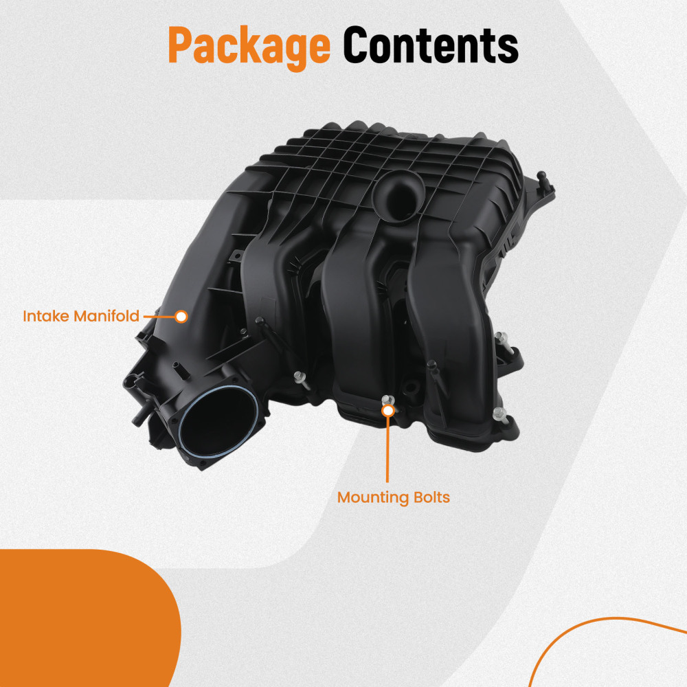 Engine Air Intake Manifold compatible for Jeep Grand Cherokee 2011-2015 3.6L V6-Compatible for Flex