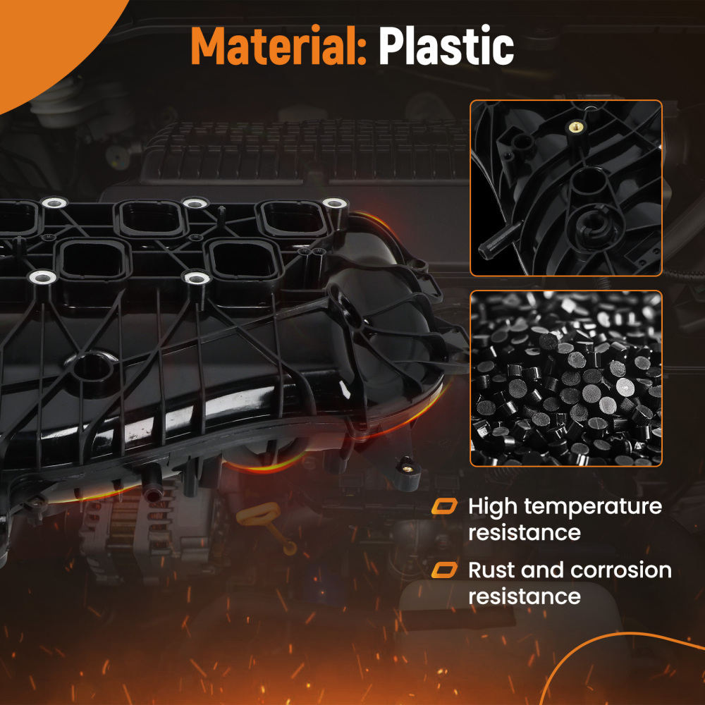 Intake Manifold compatible for Buick LaCrosse Cadillac SRX Chevrolet Equinox GMC 3.0 3.6L