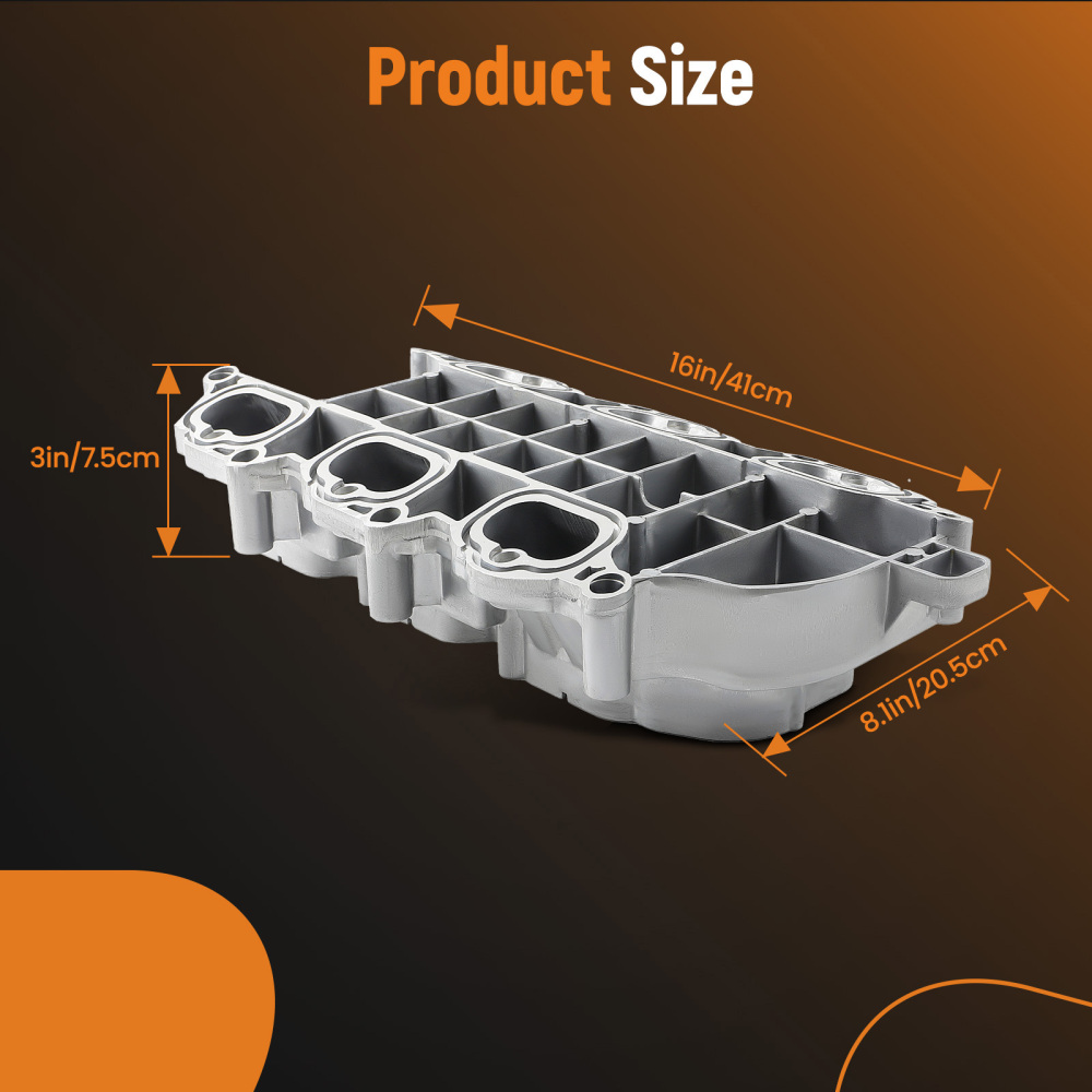 Aluminum Lower Intake Manifold compatible for Chrysler Dodge RAM Jeep V6 3.6 2011-2020 2021