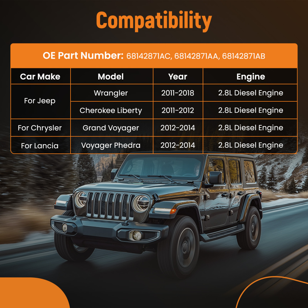 Intake Manifold compatible for Chrysler Grand Voyager compatible for Jeep Wrangler Cherokee Liberty 2.8L