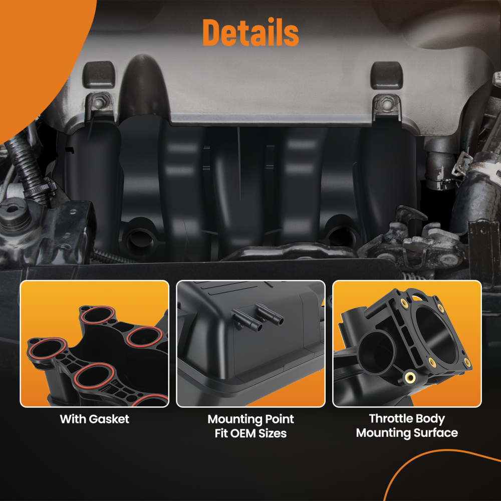 Engine Intake Manifold compatible for Ford Explorer compatible for Mercury Mountaineer 4.0L 2004 2005-2010