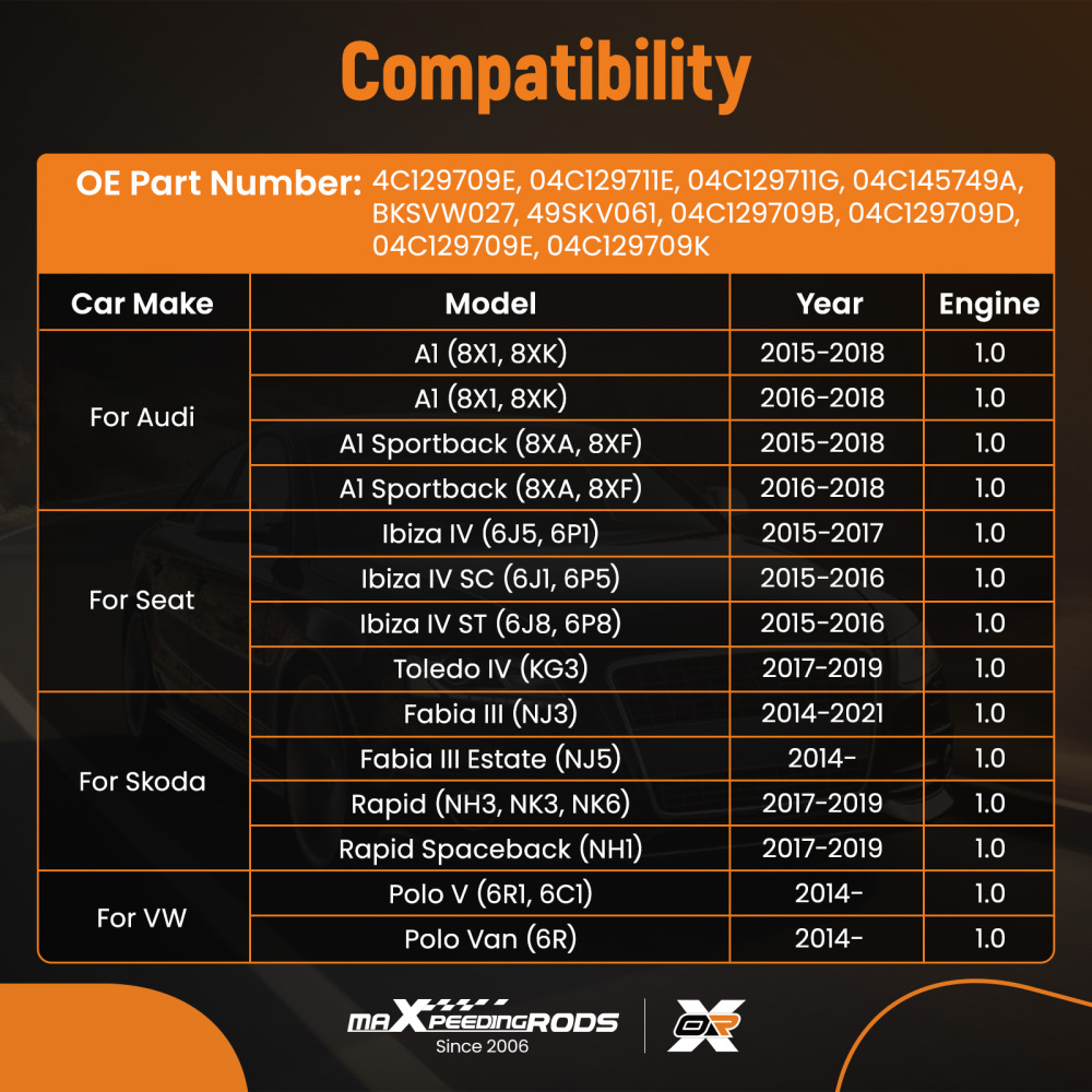Collettore di Aspirazione compatibile per Audi A1 compatibile per Seat Ibiza Toledo compatibile per Skoda Rapid compatibile per VW Polo 1.0