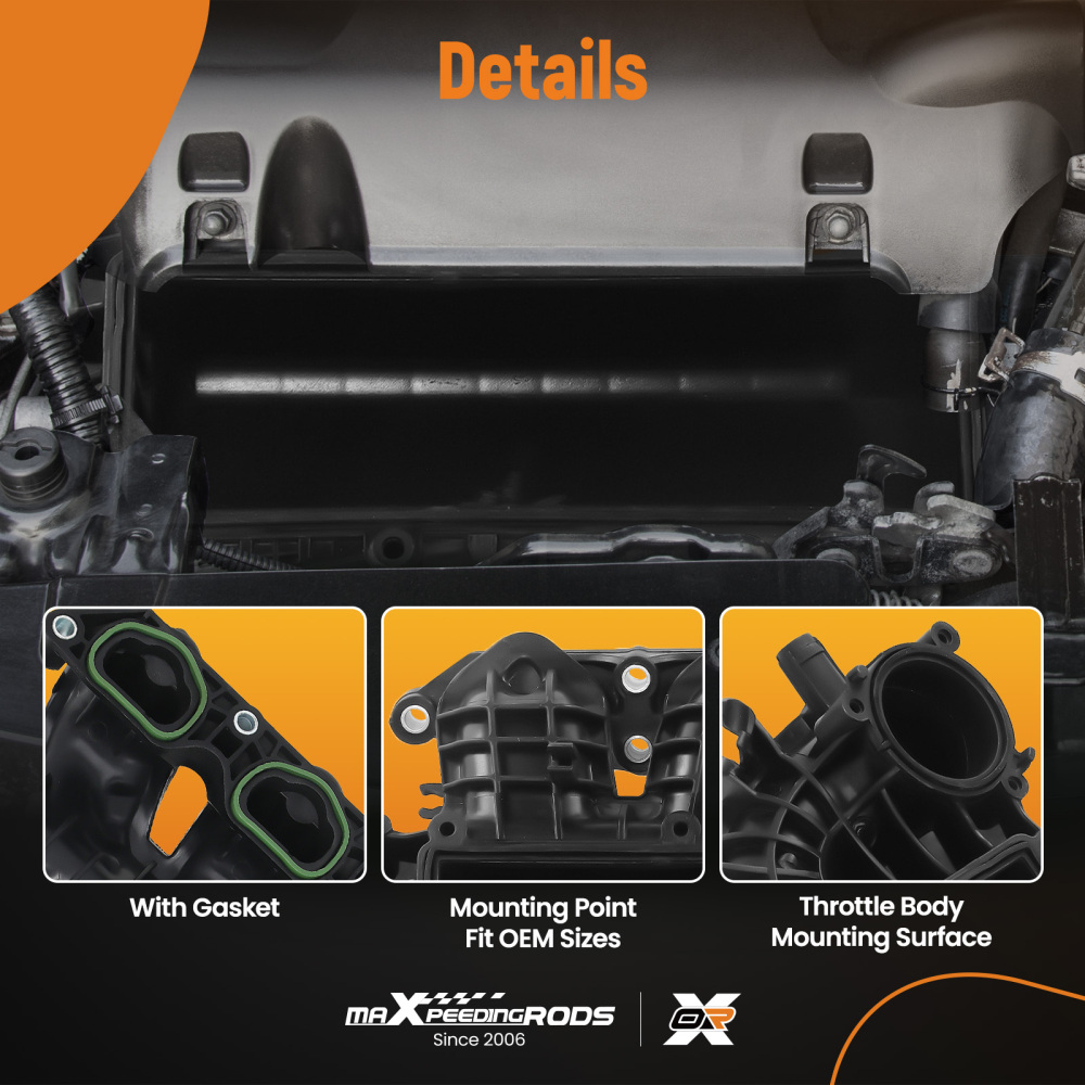 Collettore di Aspirazione compatibile per Audi A1 compatibile per Seat Ibiza Toledo compatibile per Skoda Rapid compatibile per VW Polo 1.0