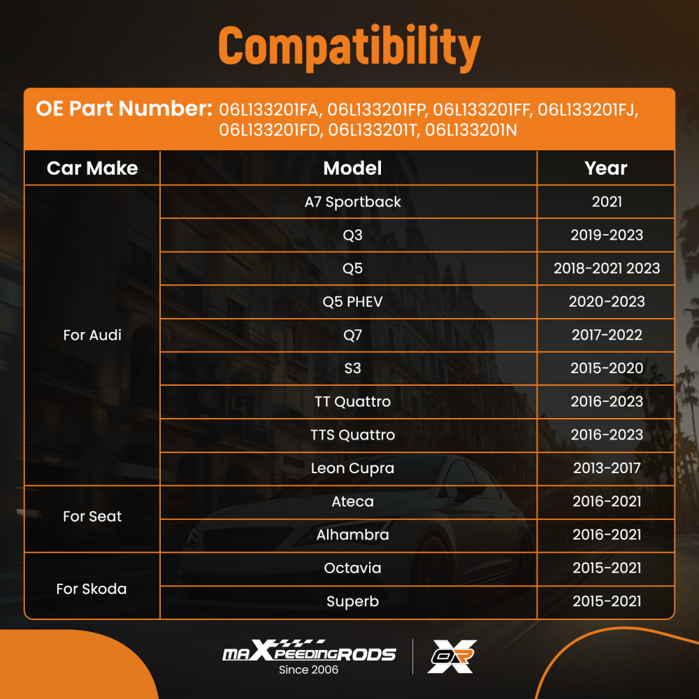 Intake Manifold compatible for VW Golf compatible for Audi A3/A4/A6 Passat Tiguan Arteon 2.0T 06L133201AH