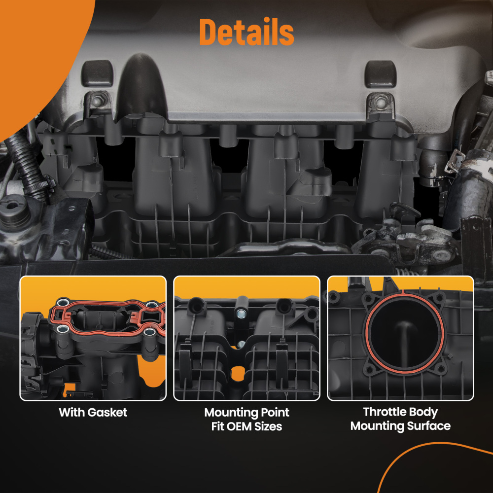 Intake Manifold compatible for VW Golf compatible for Audi A3/A4/A6 Passat Tiguan Arteon 2.0T 06L133201AH