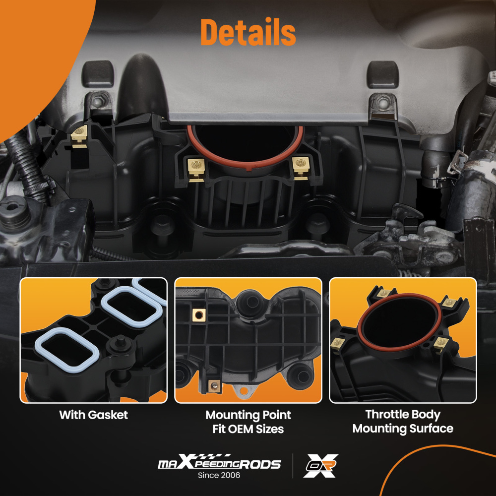 Engine Intake Manifold compatible for Ford Ranger (TKE) 2.2 TDCi 2011- BB3Q-9424-A 1770539