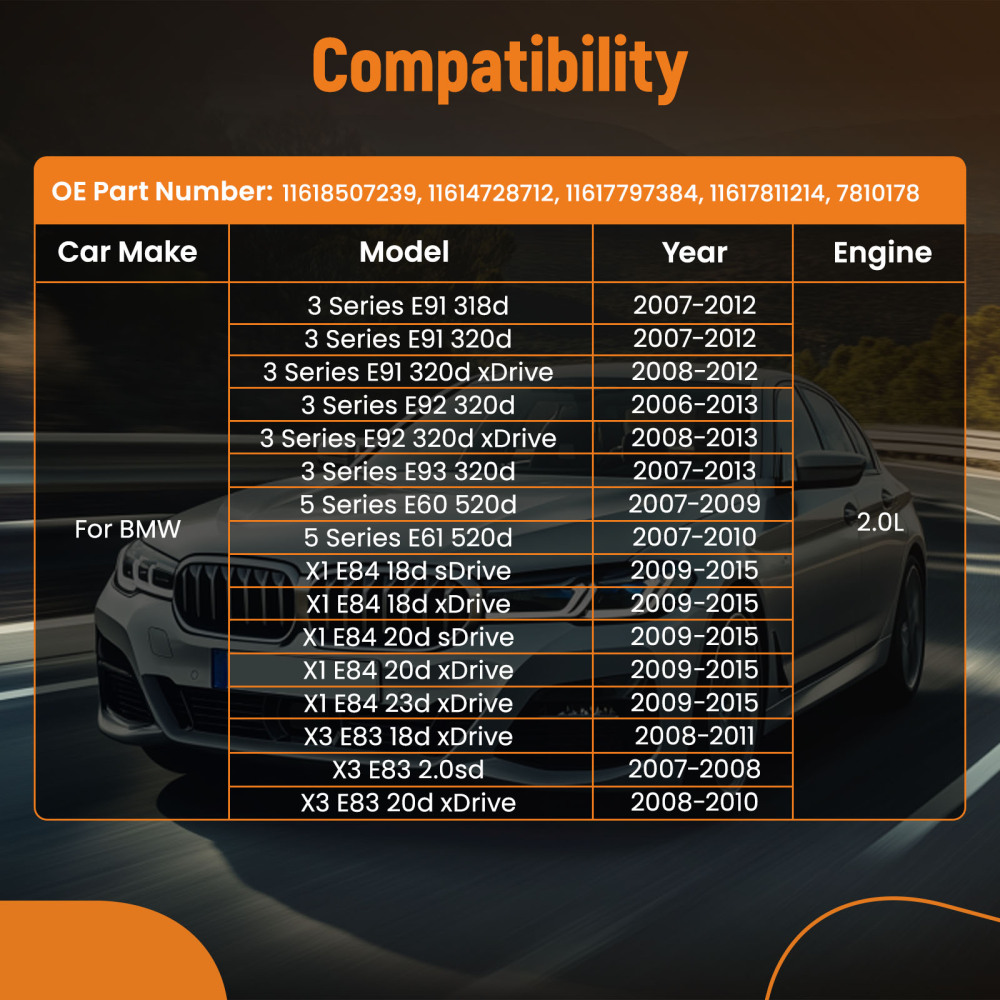 Collettore di aspirazione Con Attuatore compatibile per BMW 1 3 5 E81 X1 E84 X3 E83 2.0 320d