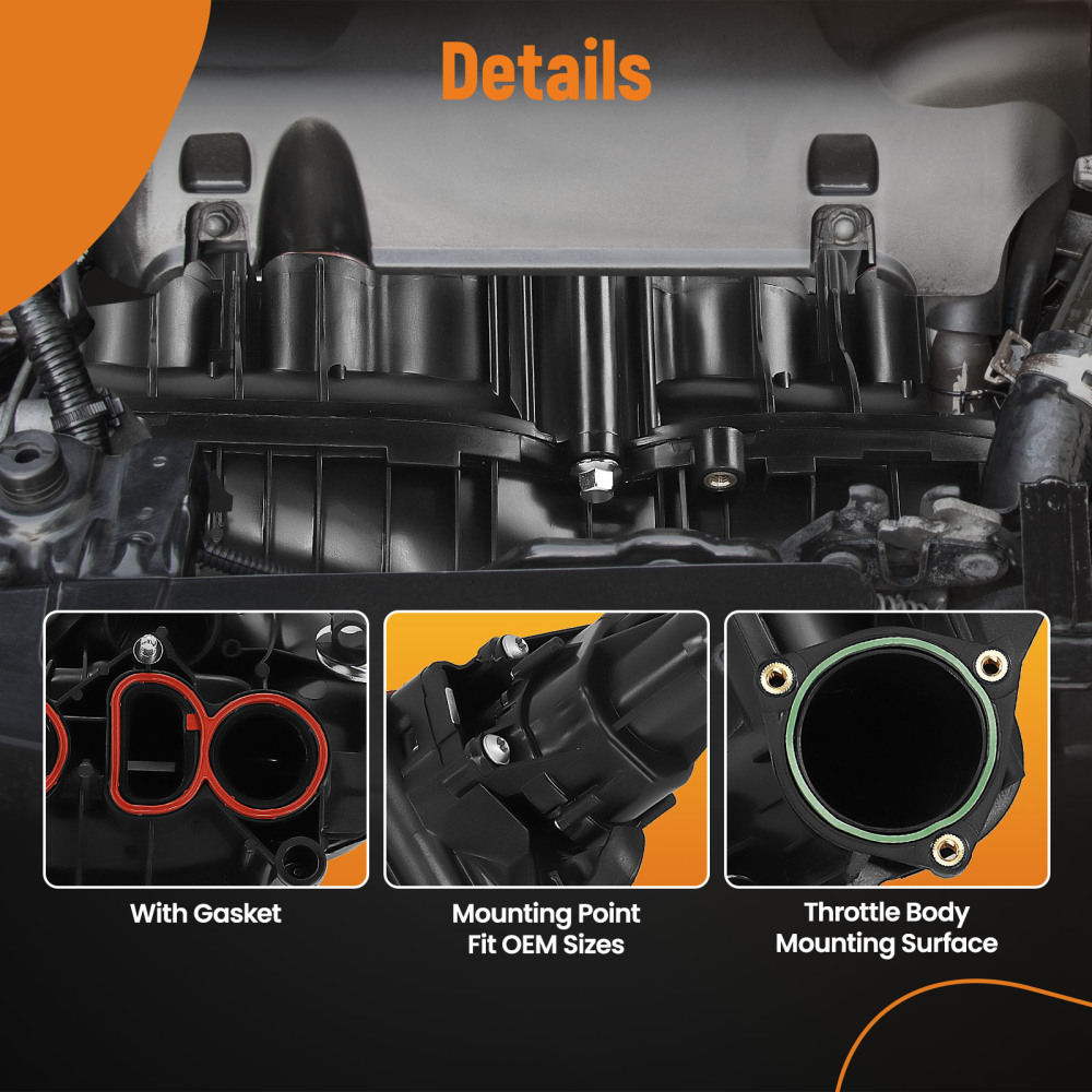 Collettore di aspirazione Con Attuatore compatibile per BMW 1 3 5 E81 X1 E84 X3 E83 2.0 320d