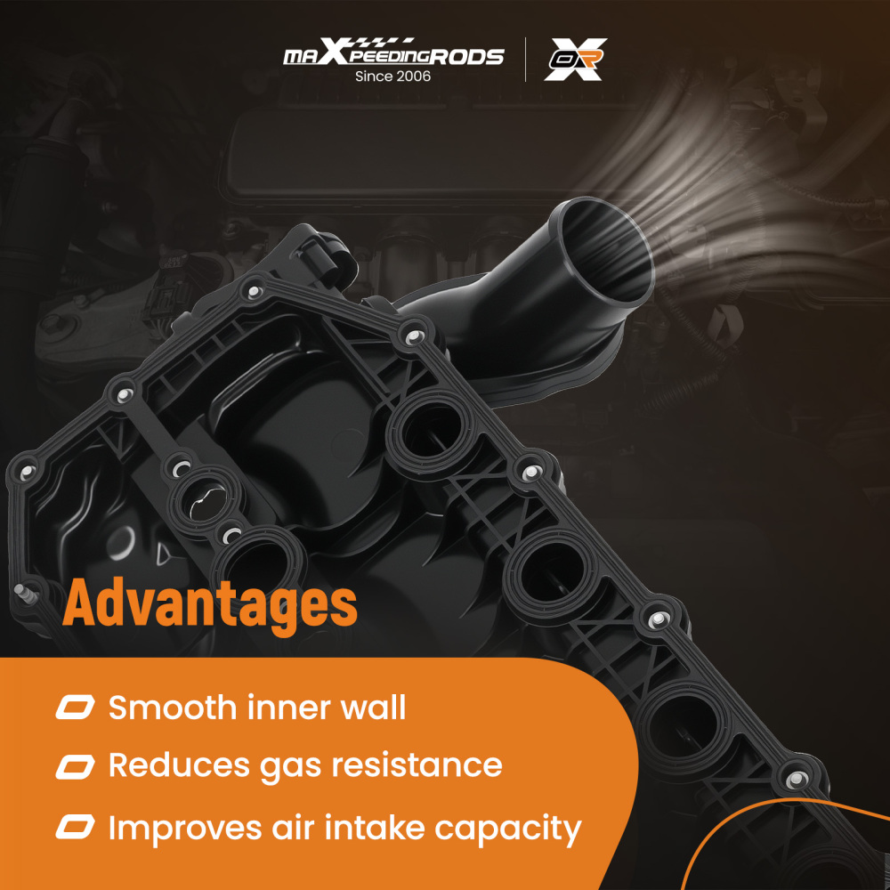 LH Left Inlet Manifold Rocker Cover compatible for Range Rover Sport L322 3.6 TDV8 LR005659