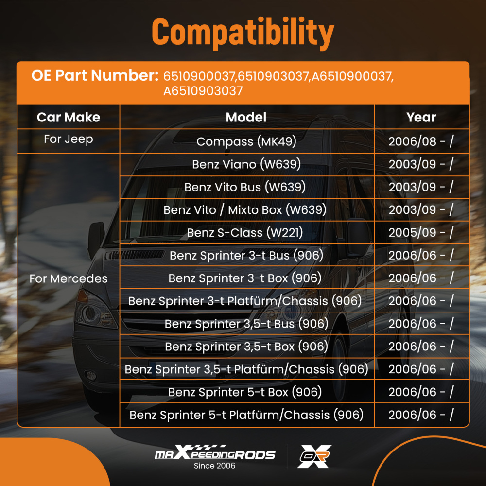 Engine Intake Manifold compatible for Mercedes-Benz Sprinter 3500 2.1L L4 6510900037