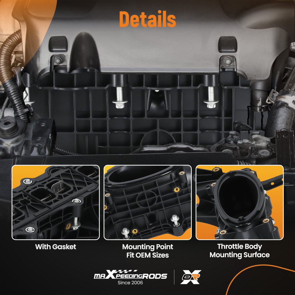 Engine Intake Manifold compatible for Mercedes-Benz Sprinter 3500 2.1L L4 6510900037