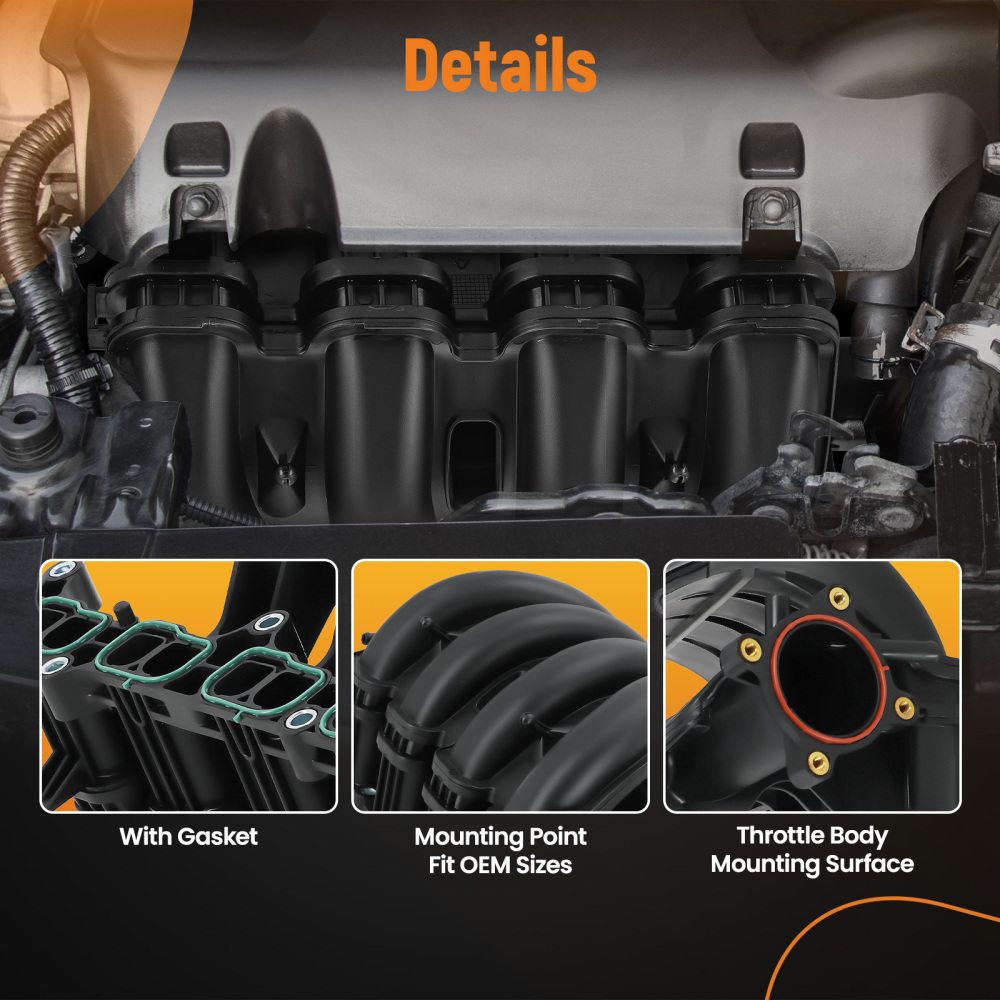 Intake Manifold compatible for Toyota Yaris 2019-2020 compatible for Yaris iA 2017-18 compatible for Scion iA 2016 1.5L