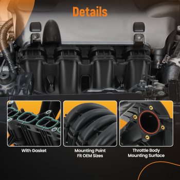 Intake Manifold compatible for Toyota Yaris 2019-2020 compatible for Yaris iA 2017-18 compatible for Scion iA 2016 1.5L