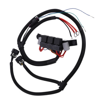Dual Speed Electric Fan Control Wiring Harness Kit compatible for Silverado 2500 pickup