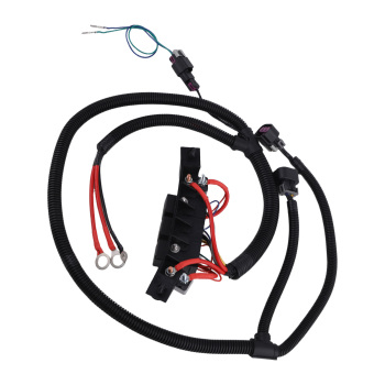 Dual Speed Electric Fan Control Wiring Harness Kit compatible for Silverado 2500 pickup