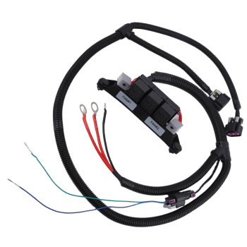 Dual Speed Electric Fan Control Wiring Harness Kit compatible for Silverado 2500 pickup