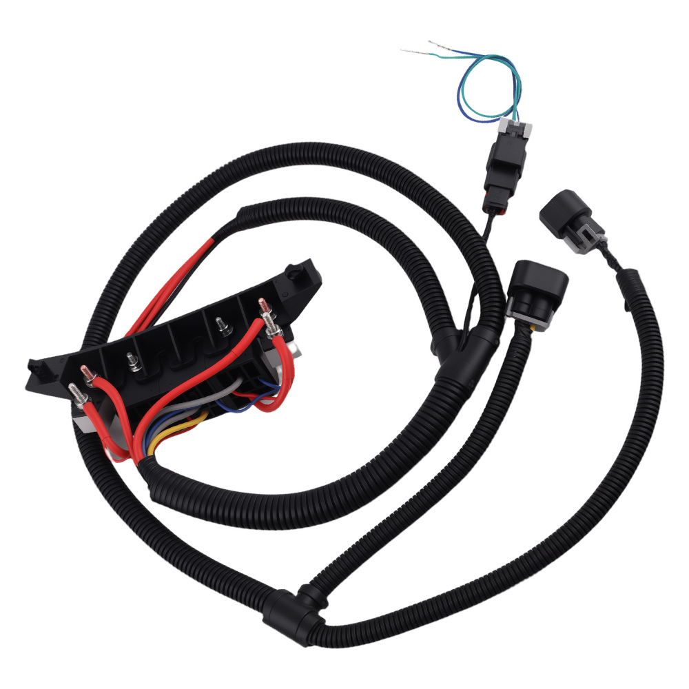 Dual Speed Electric Fan Control Wiring Harness Kit compatible for Silverado 2500 pickup