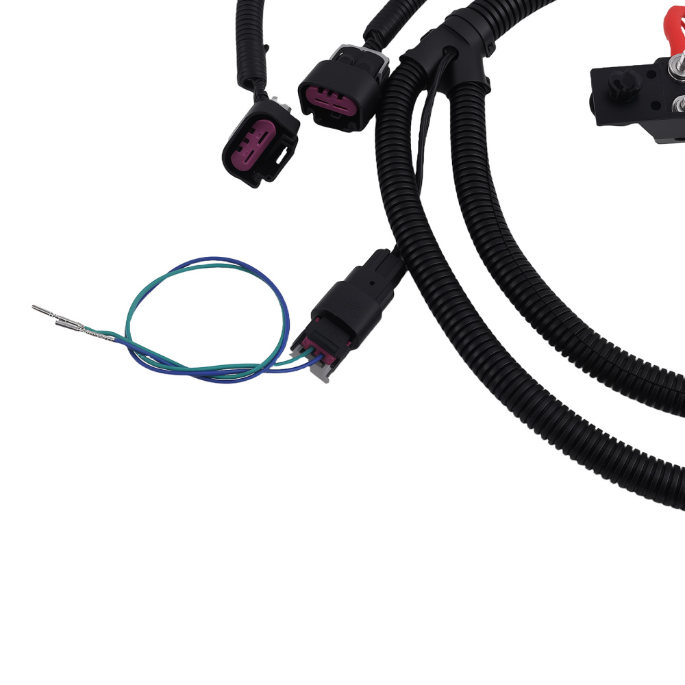 Dual Speed Electric Fan Control Wiring Harness Kit compatible for Silverado 2500 pickup