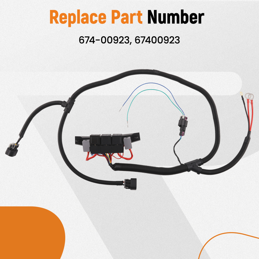 Electric Fan Control Wiring Harness Kit compatible for Escalade EXT ESV 674-00923 2002-2006