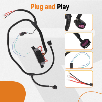 Electric Fan Control Wiring Harness Kit compatible for Escalade EXT ESV 674-00923 2002-2006