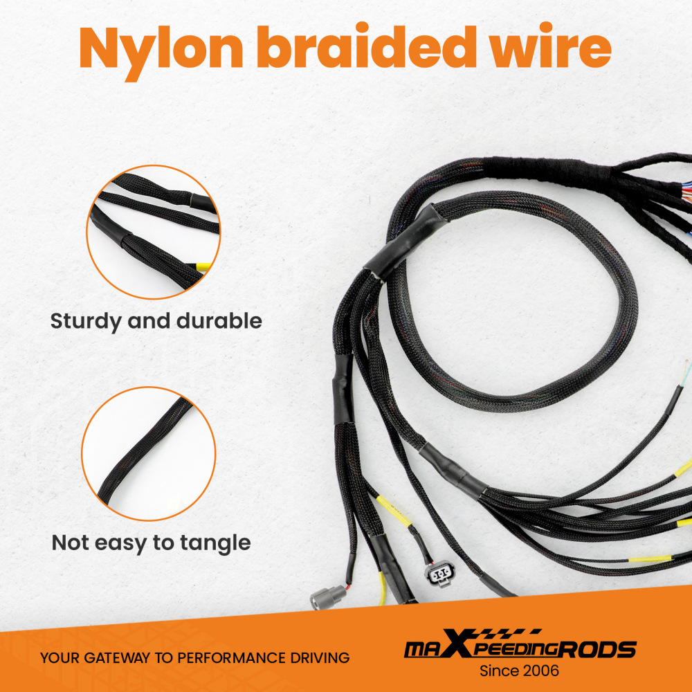 Tucked Engine Harness OBD1 Budget DB-series For Civic Integra B16 B18 D16 92-95