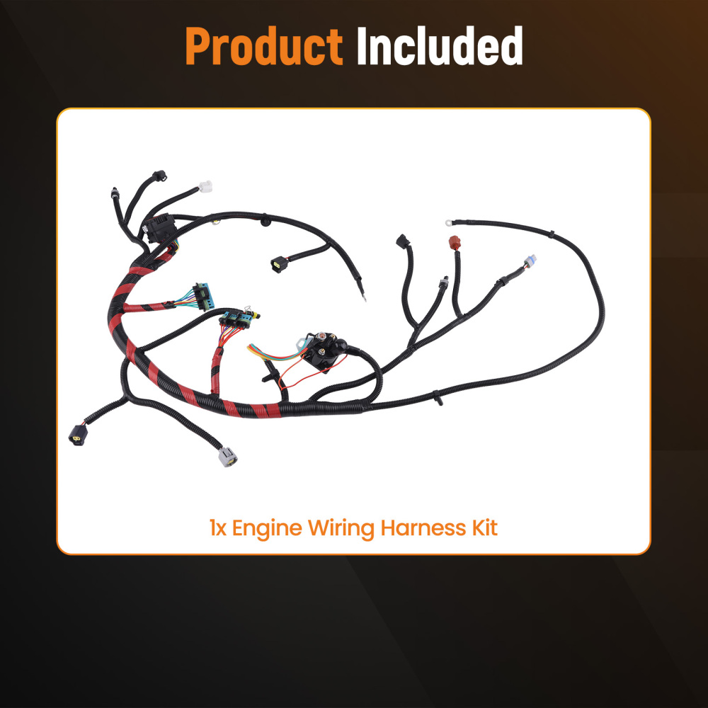 Engine Wiring Harness For 1999 compatible for Ford Super Duty F350 F450 F550 FSD F81Z-12B637-BA