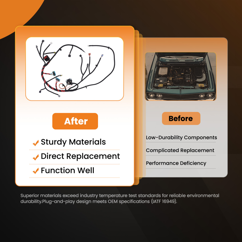 Engine Wiring Harness For 1999 compatible for Ford Super Duty F350 F450 F550 FSD F81Z-12B637-BA