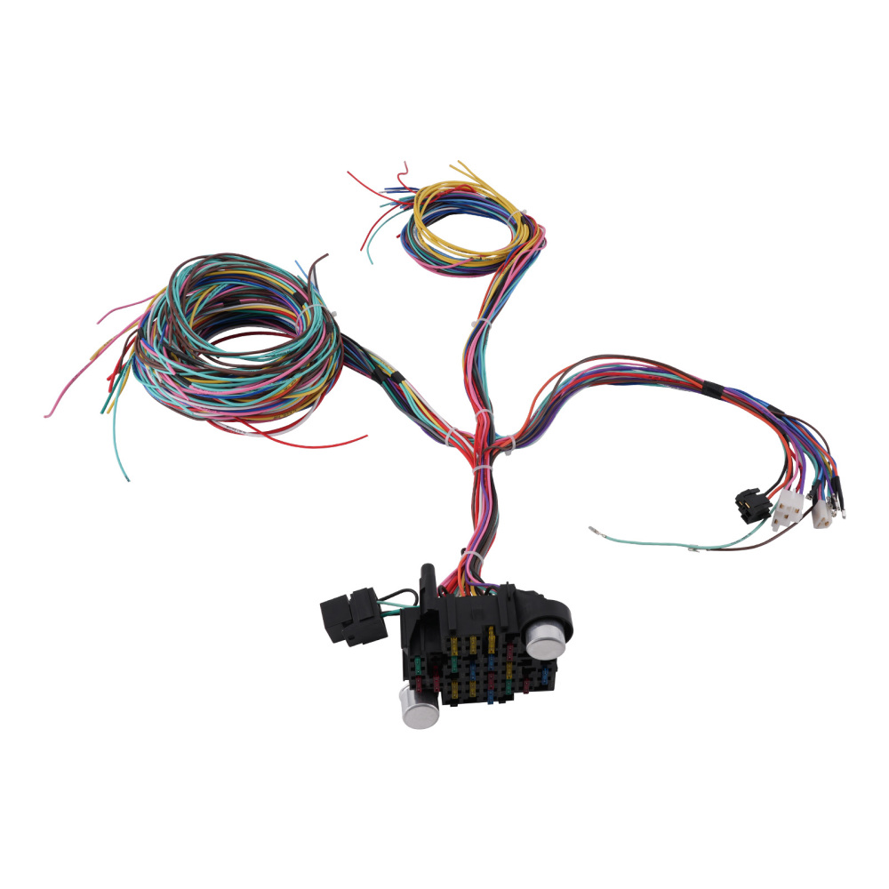 21 Circuit Wiring Harness compatible for CHEVY compatible for FORD Hotrod UNIVERSAL Extra long Wires